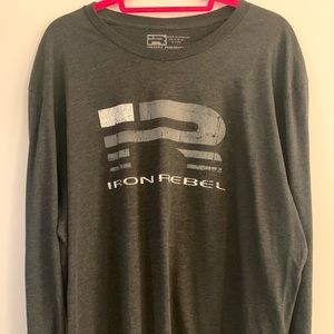 Iron Rebel men’s gray long sleeve 2XL